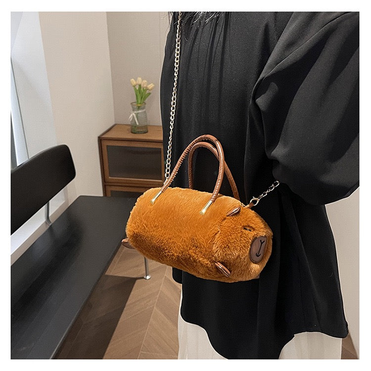 Capybara Wallet with Shoulder Chain