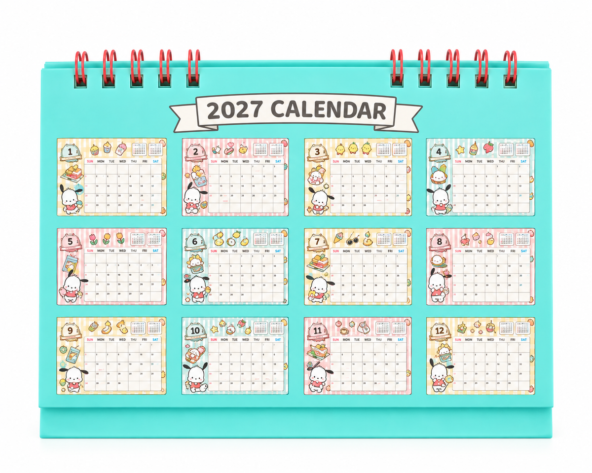 Calendario Pochacco 2027