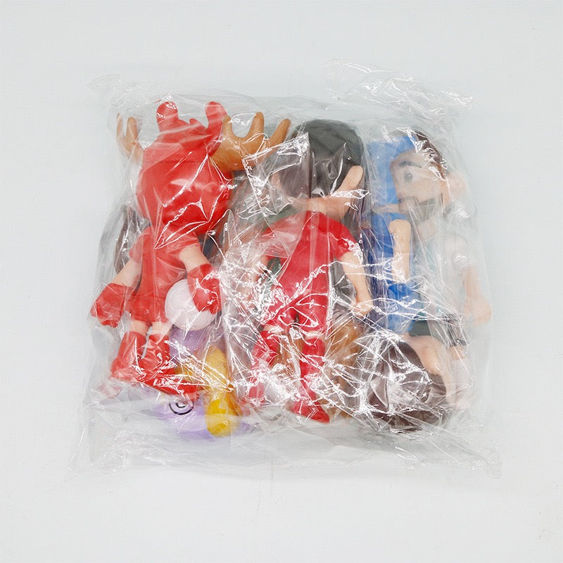 Set de 6 Figuras de PVC Mundial 2026 Messi Ronaldo Mbappé