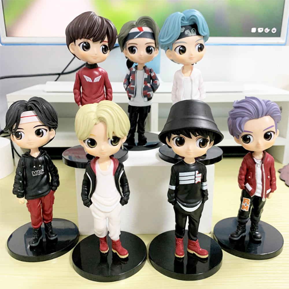 Set de 7 Figuras de PVC BTS 15 cm