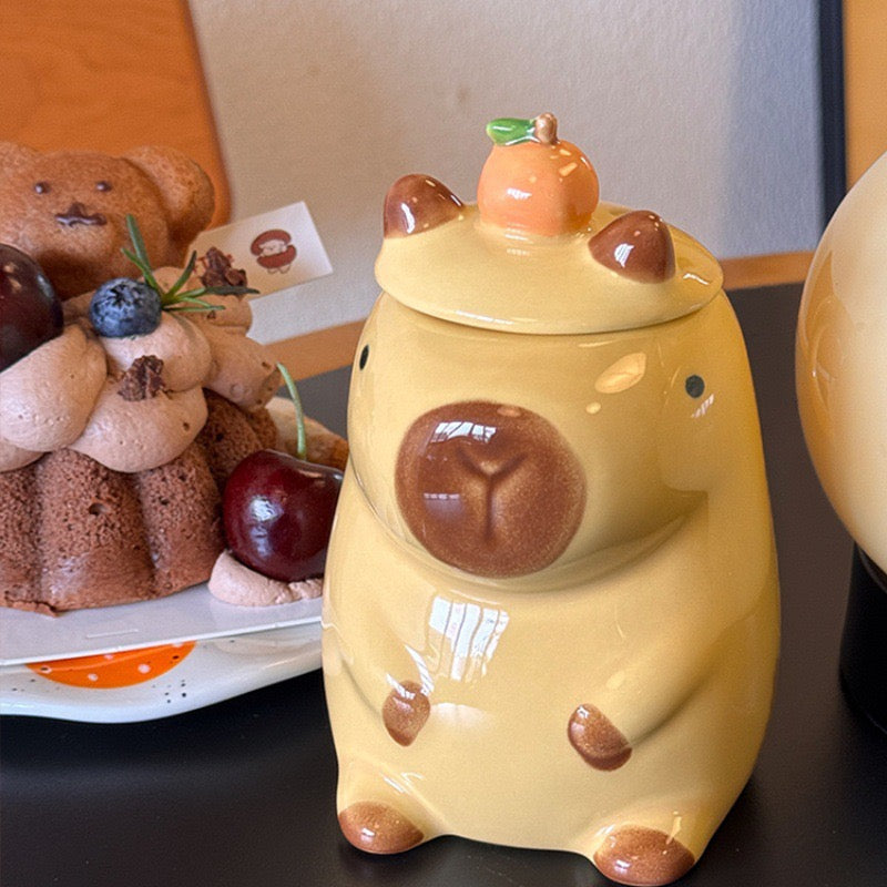 Capybara Ceramic Mug – 450 ml