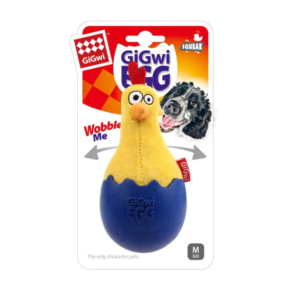 Gigwi Egg Stubborn Pet Toy with Sound