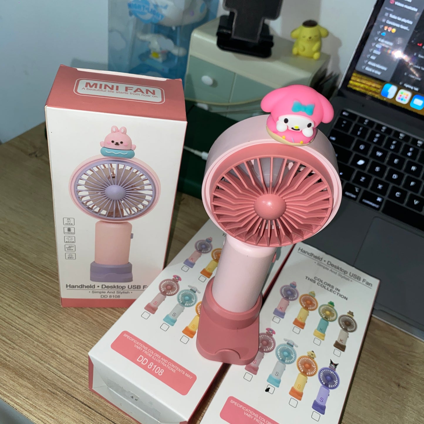 My Melody 3D Mini Handheld Fan