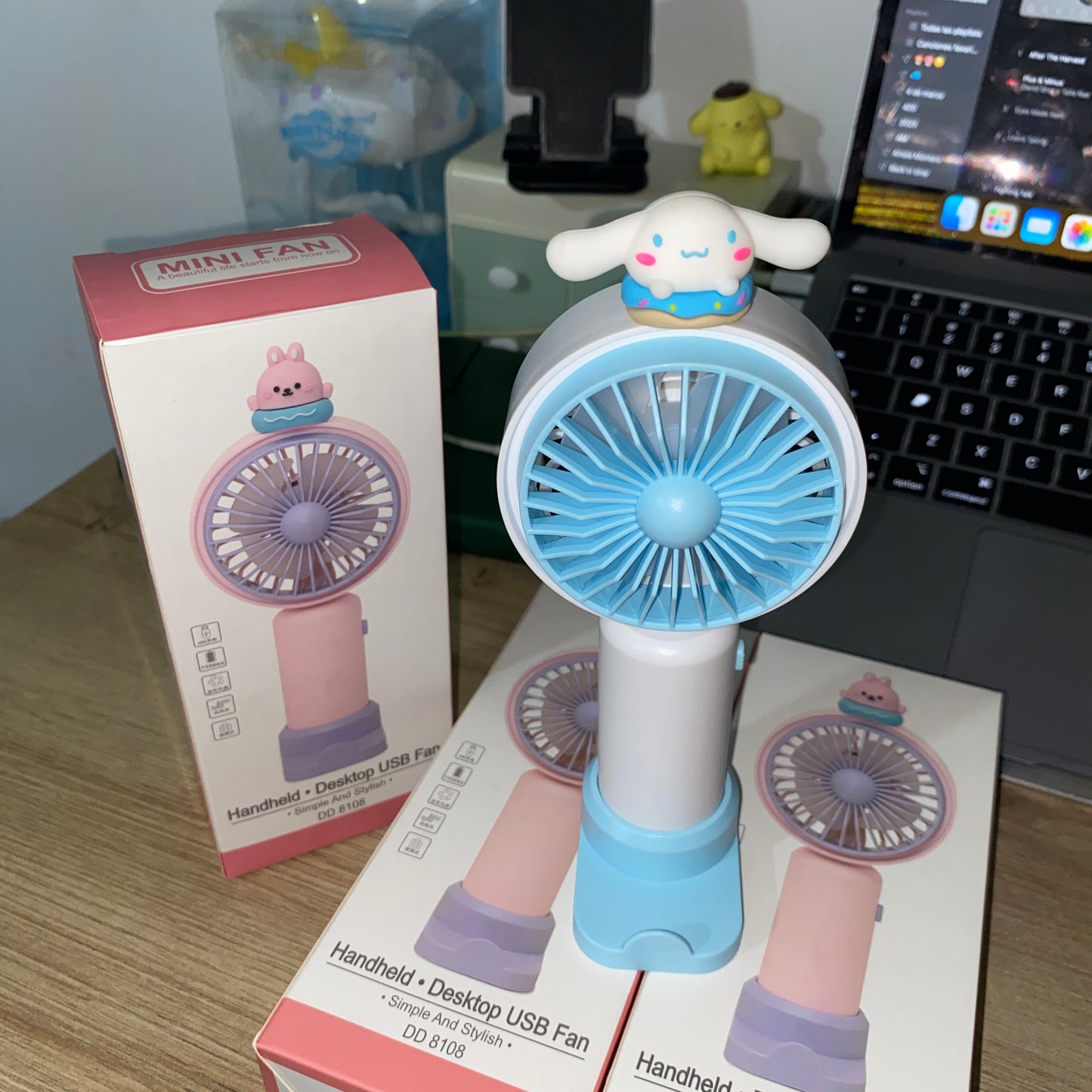 Cinnamoroll 3D Mini Handheld Fan