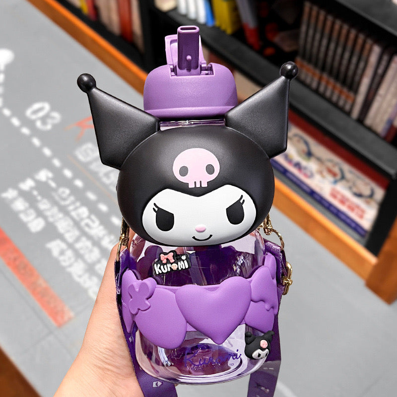 Tomatodo de Plástico Tritán Sanrio Kuromi 850 ml