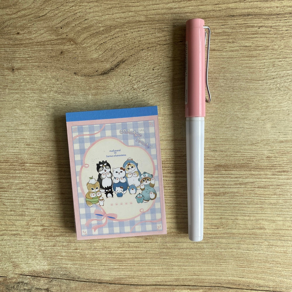 Mofusand by Sanrio Mini Notepad 100 Sheets (8.5 cm x 6 cm)