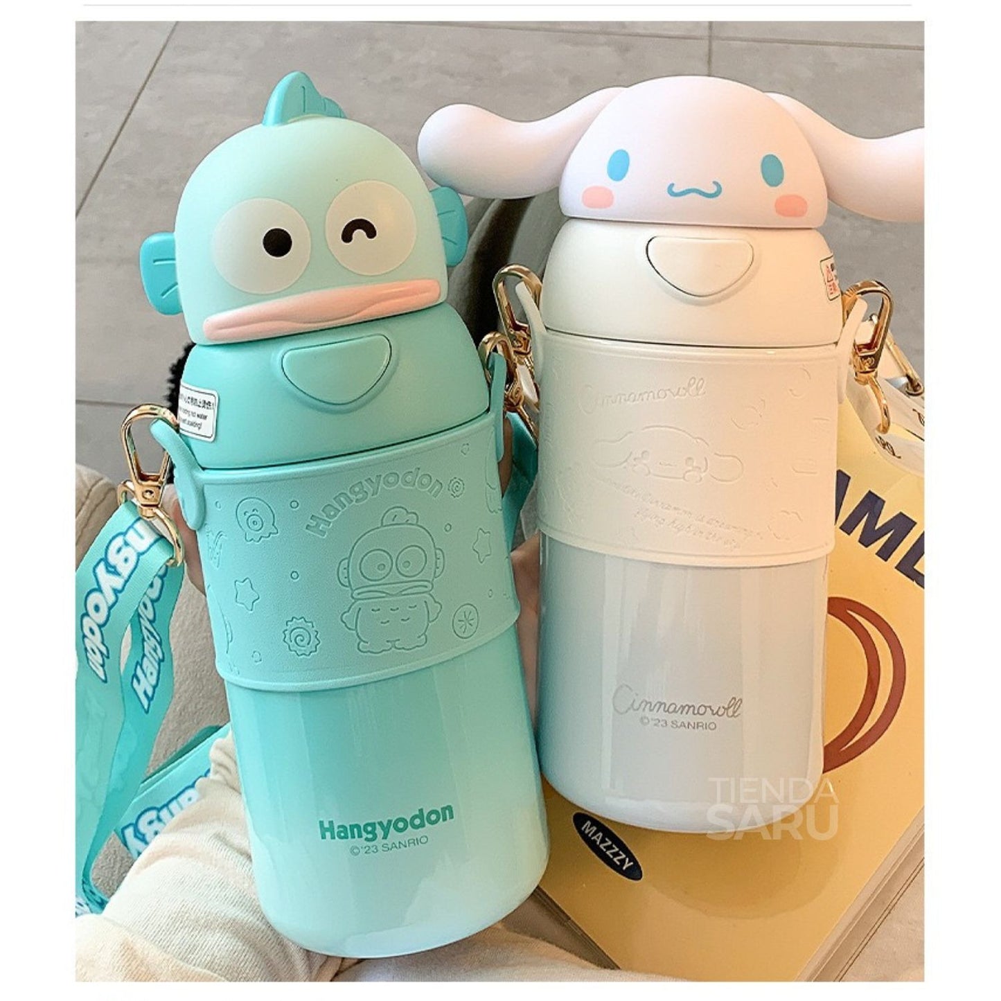 Termo de Acero Inoxidable Sanrio Hangyodon 560 ml