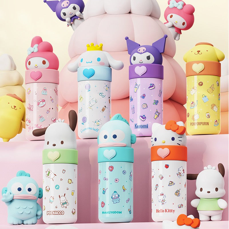 Sanrio 3D Pompompurin Stainless Steel Thermos 350 ml