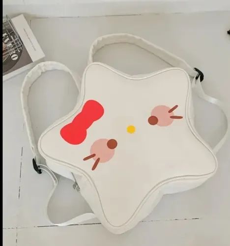 Mochila Hello Kitty Estrella Cuero PU 37 cm