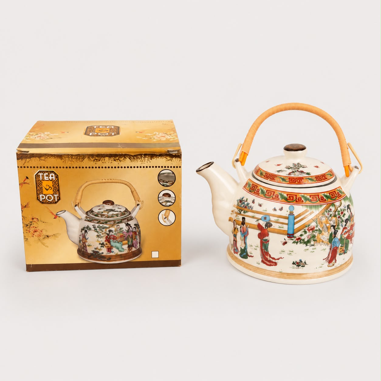 Tetera Oriental de Cerámica 900 ml con Infusor