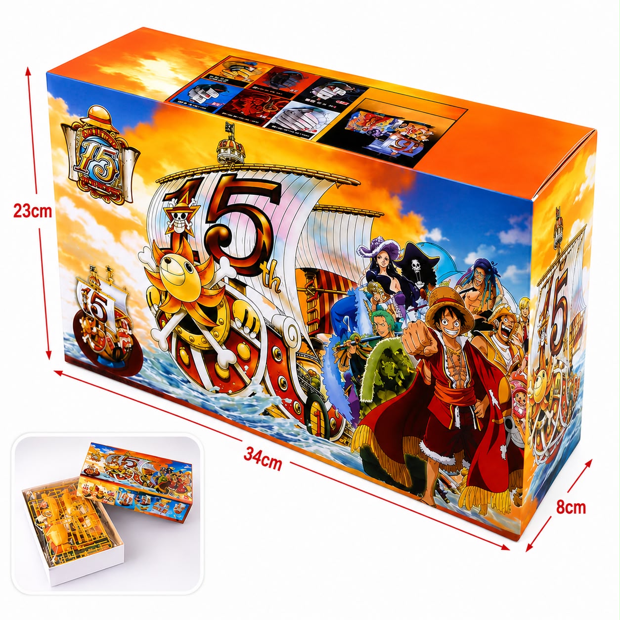 Barco Armable One Piece Thousand Sunny 19 cm