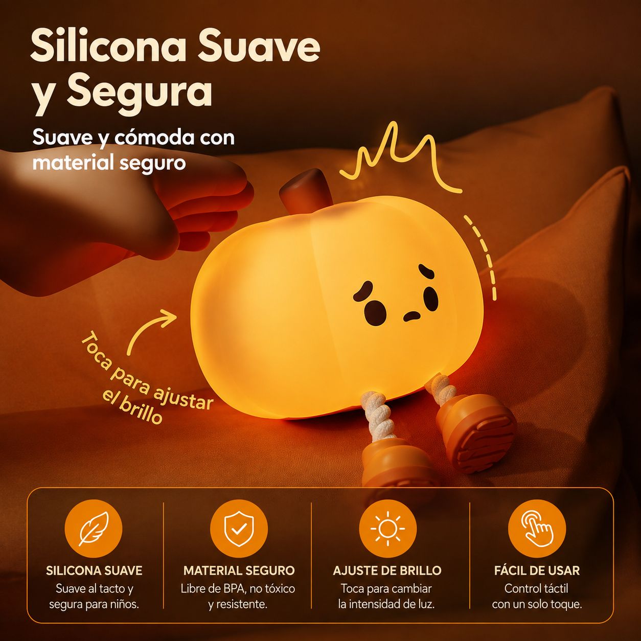 Lámpara Inalámbrica Calabaza