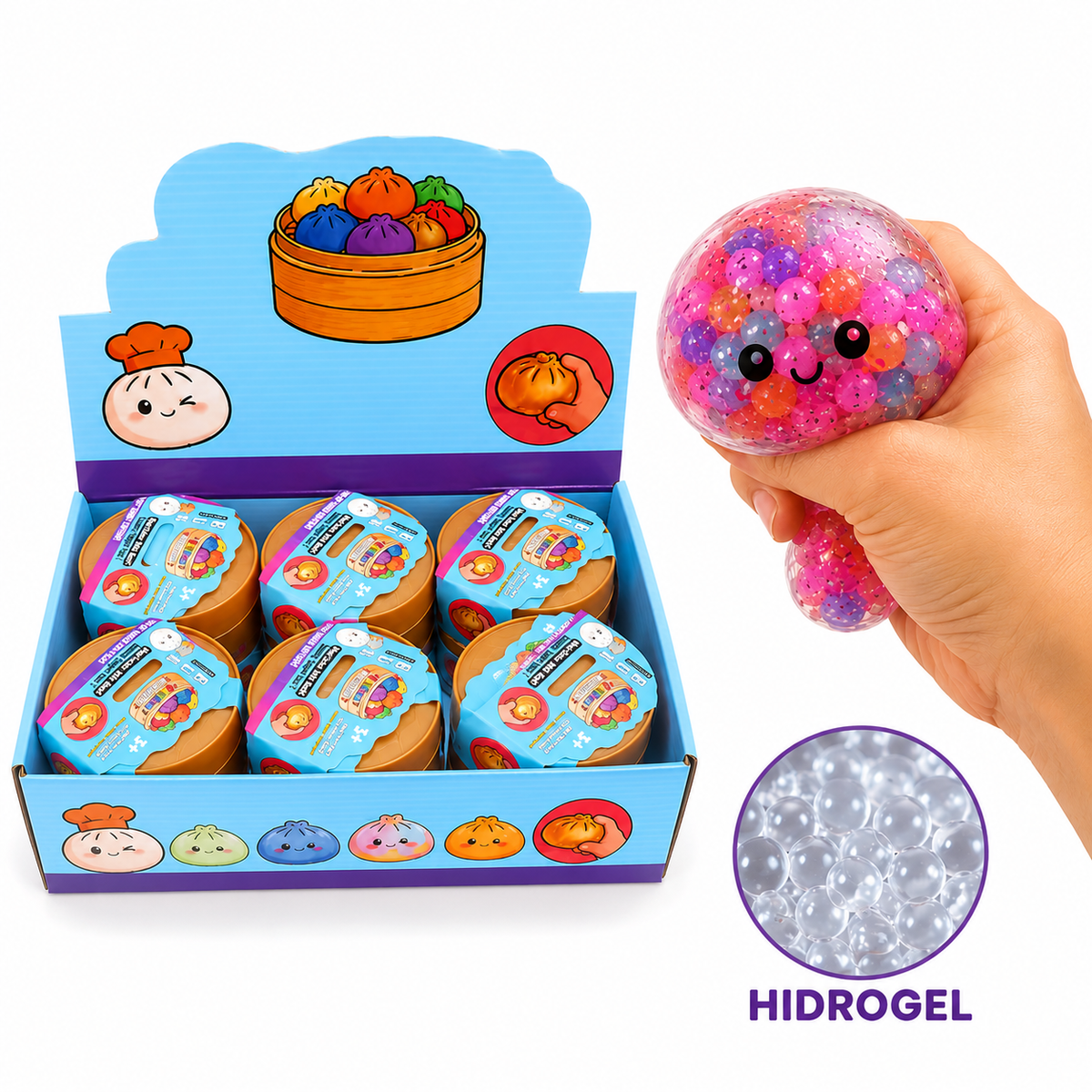 Squishy Dumpling Juguete Sensorial Viral 8.5 cm
