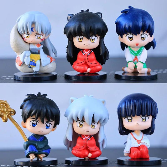 Colección Inuyasha 6 Piezas 8 cm