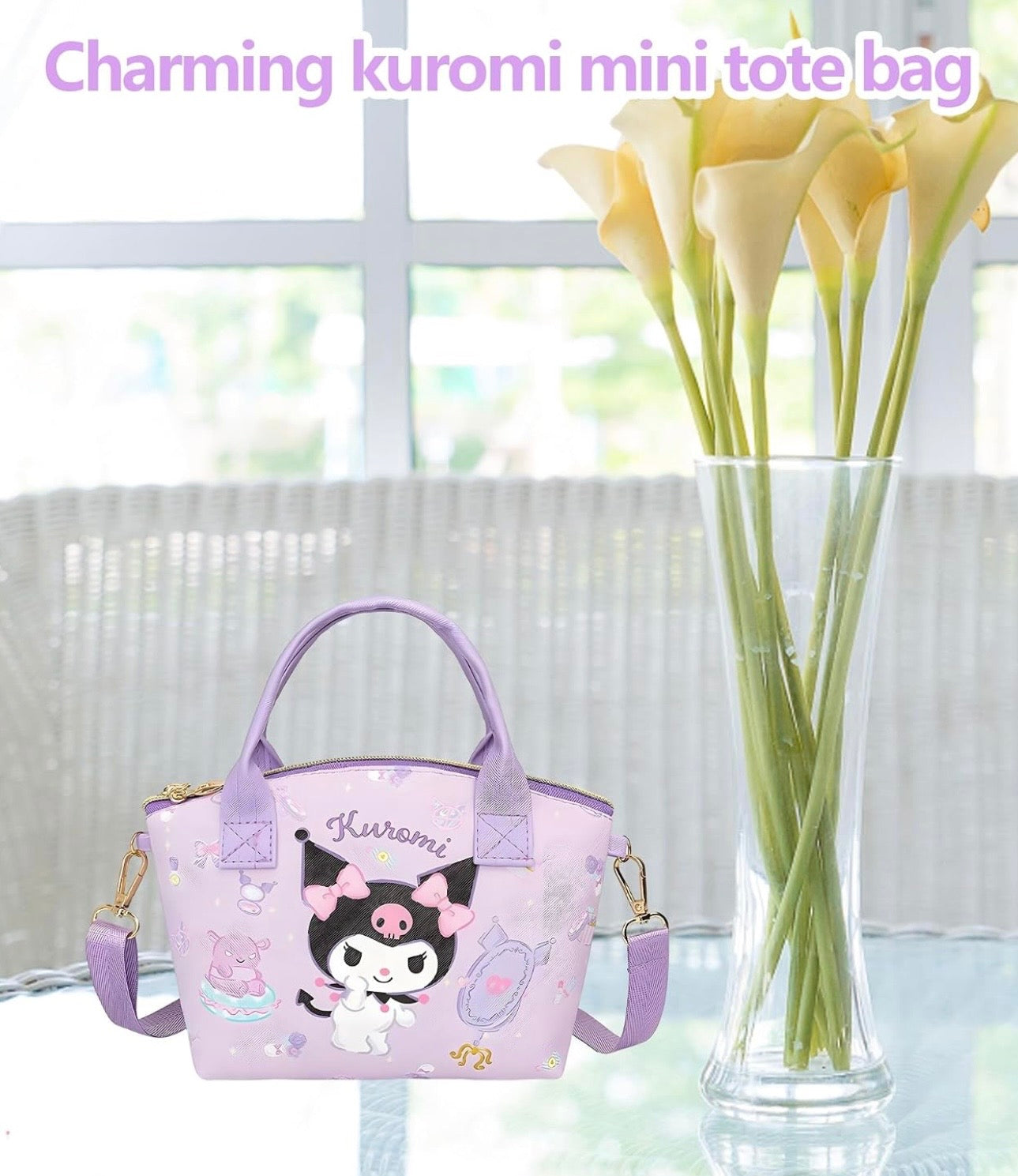 Cartera de Cuero PU Kuromi