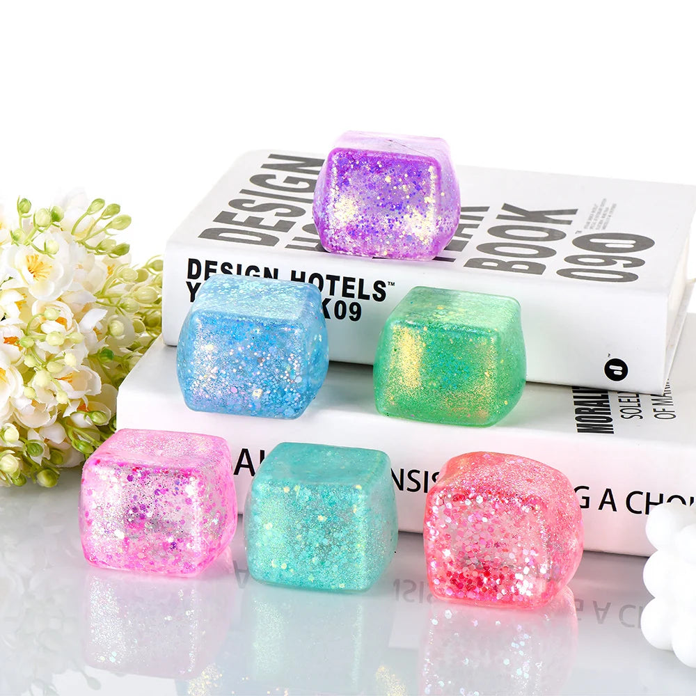 Squishy Cubo con Luces LED