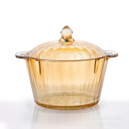 Cacerola de Vidrio de Borosilicsto Ámbar 800 ml