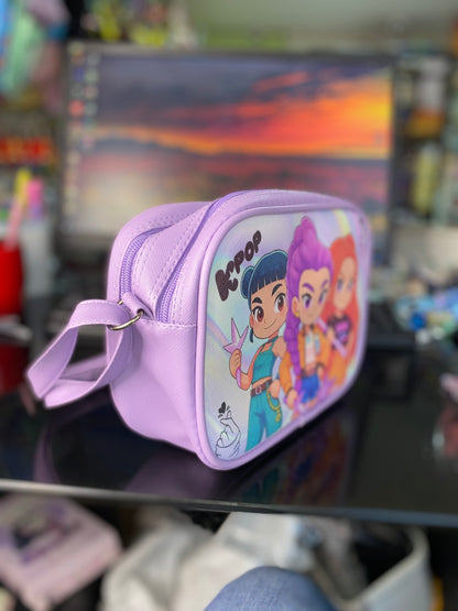 Morral Guerreras KPop Cuero PU con Correa de Hombro