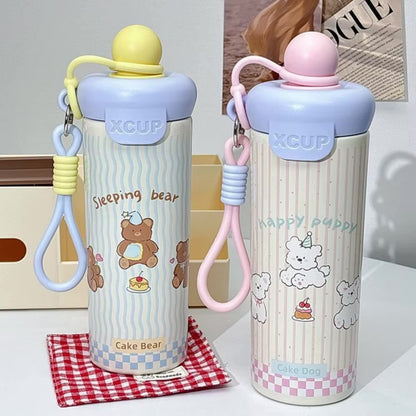 Termo de Acero Inoxidable Kawaii 600 ml