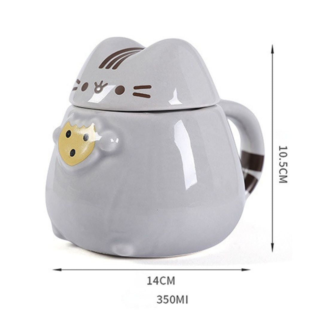 Taza Mug de Cerámica Pusheen Cat 3D – 400 ml