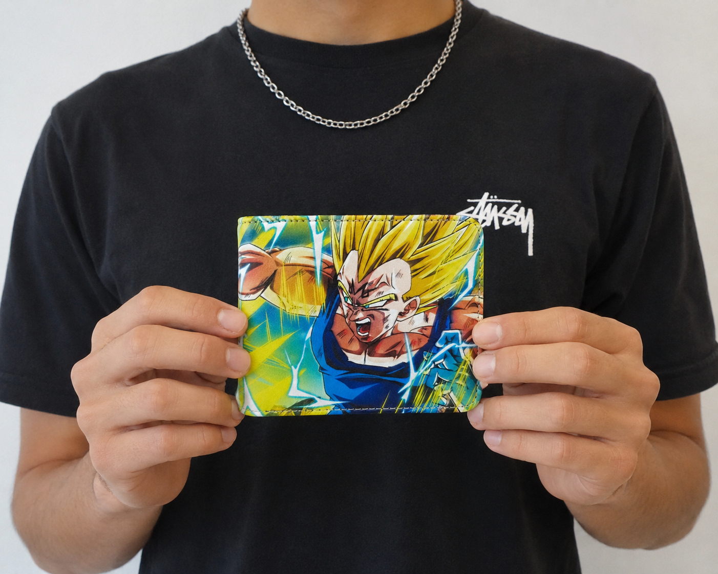 Billetera Gokú y Vegeta Dragon Ball Z Cuero PU