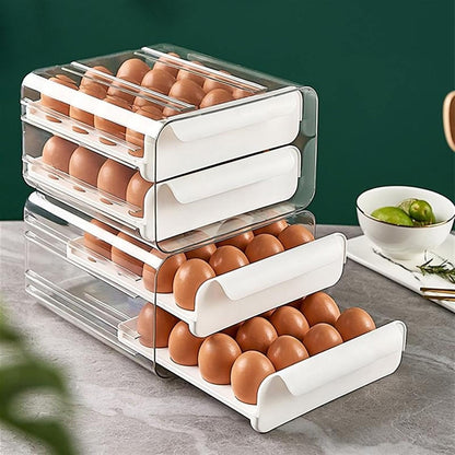 ACRYLIC EGG ORGANIZER WITH CAPACITY FOR 32 UNITS