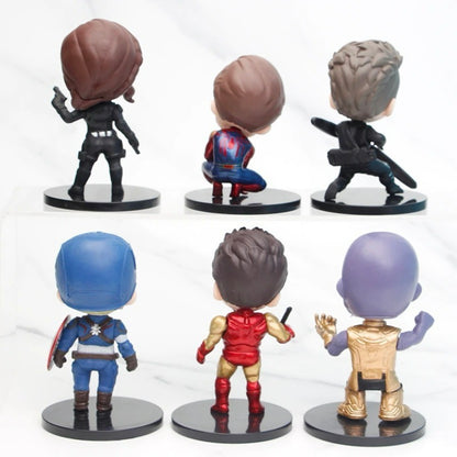 Set de 6 Figuras de Acción Avengers PVC 8 cm