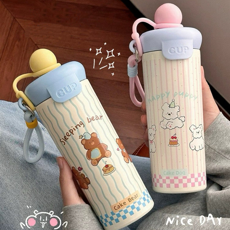 Termo de Acero Inoxidable Kawaii 600 ml