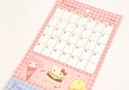 Calendario de Pared Sanrio Characters 2025 