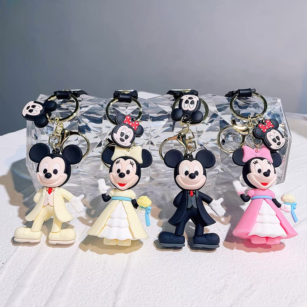 Pack de 2 Llaveros Mickey y Minnie Mouse Novios