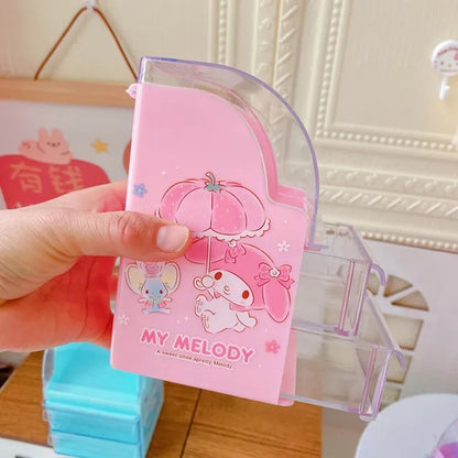 Mini Organizador Kawaii Sanrio de Plástico con Cajones Acrílicos