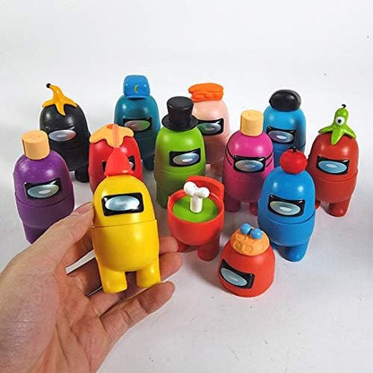 Set de 12 Muñecos Among Us de 7 cm
