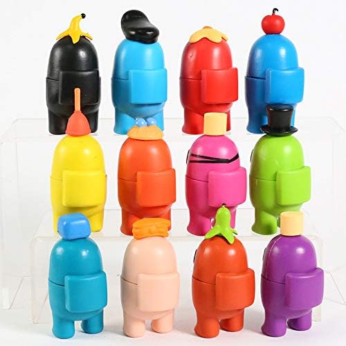 Set de 12 Muñecos Among Us de 7 cm