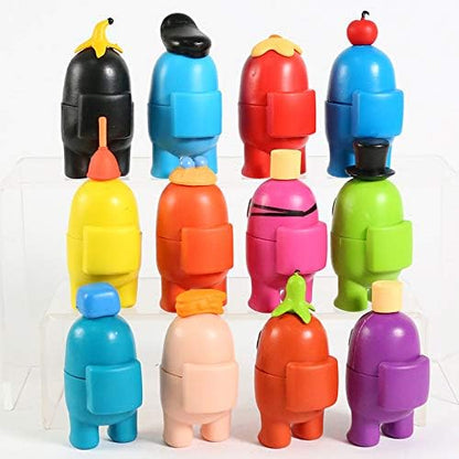 Set de 12 Muñecos Among Us de 7 cm