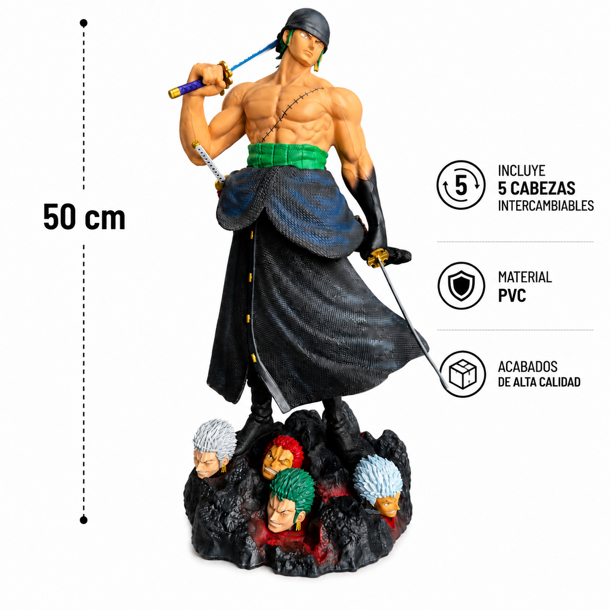 Figura de Colección Rorona Zoro 50 cm