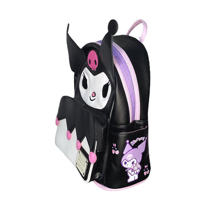 MINI MOCHILA A5 DE CUERO PU ESTILO KUROMI