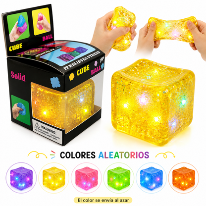 Squishy Cubo con Luces LED