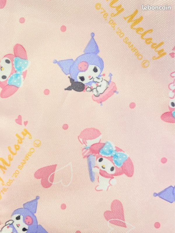 Neceser Pouch My Melody & Kuromi 20cm