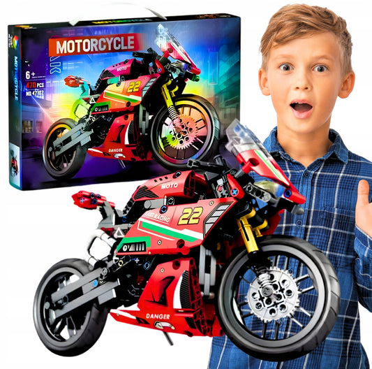 Bloques Armables Motocicleta Deportiva +430 pcs