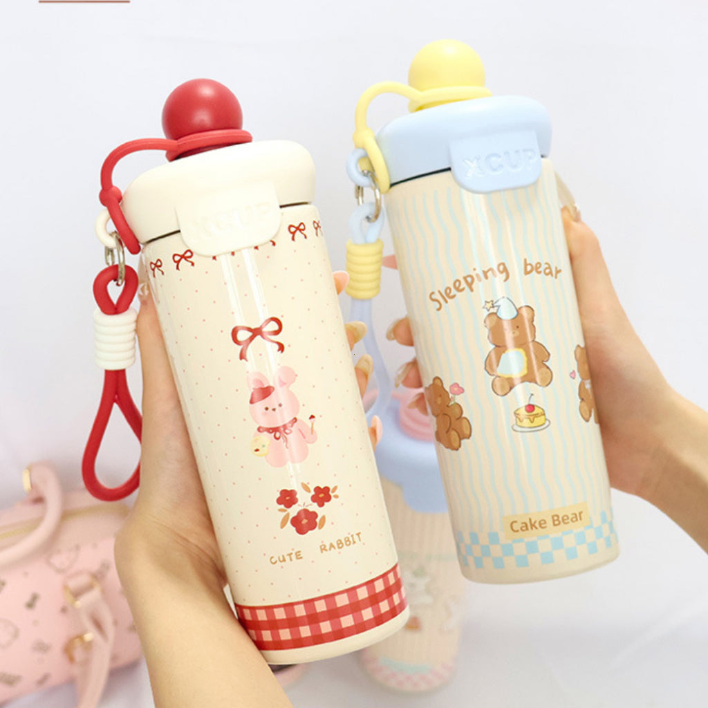 Termo de Acero Inoxidable Kawaii 600 ml