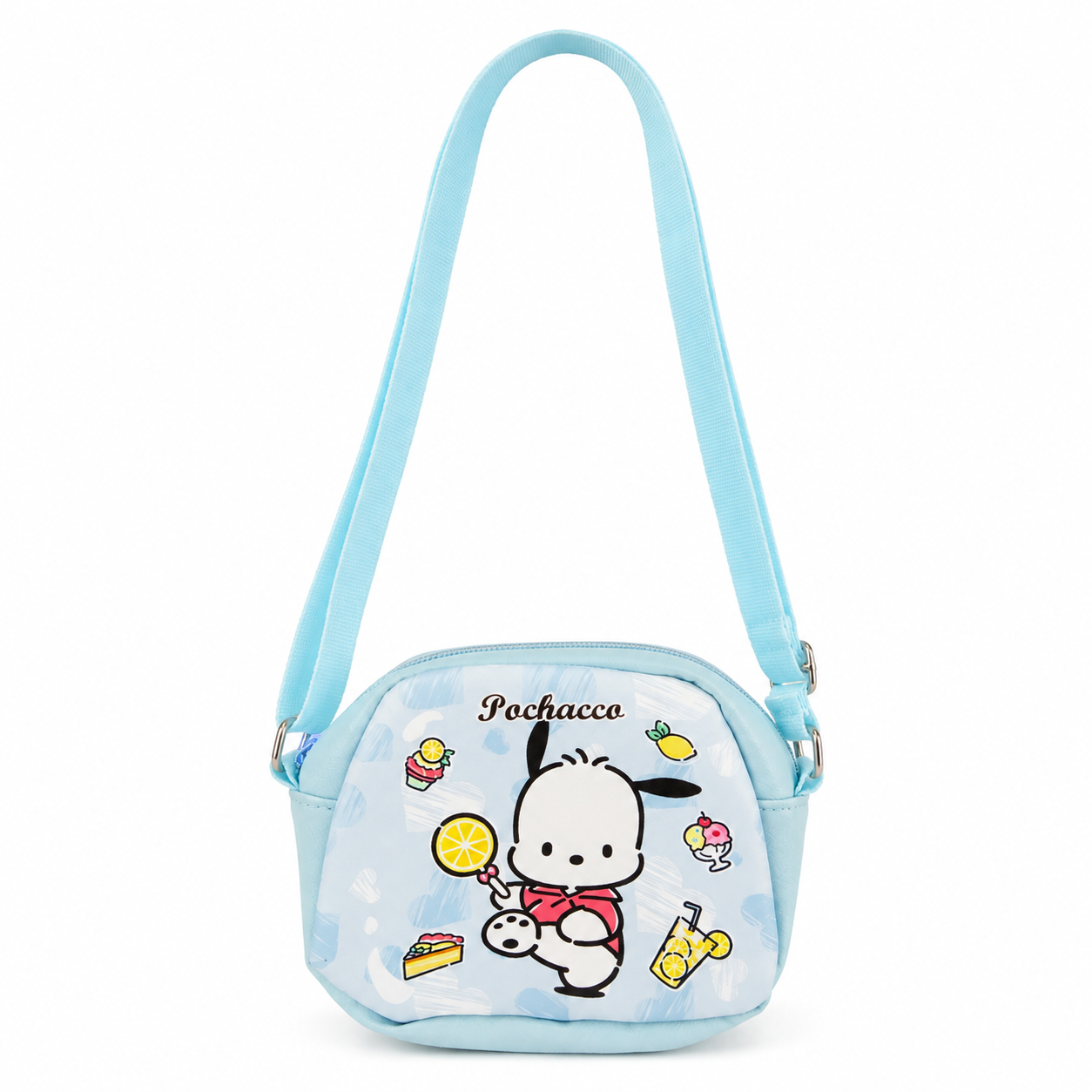 Mini Cartera Pochacco Celeste