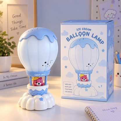 Lámpara Infantil Globo Aerostático - Azul