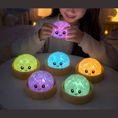Squishy Dumpling con Luces LED 8.5 cm