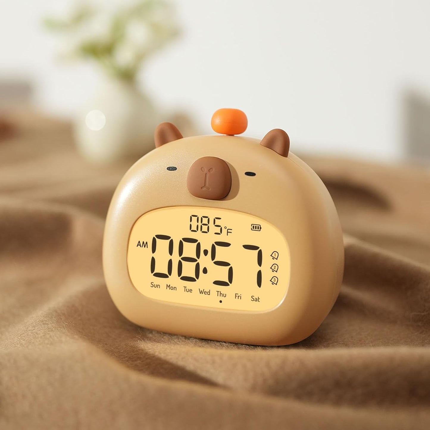 Reloj Despertador Capibara para Niños