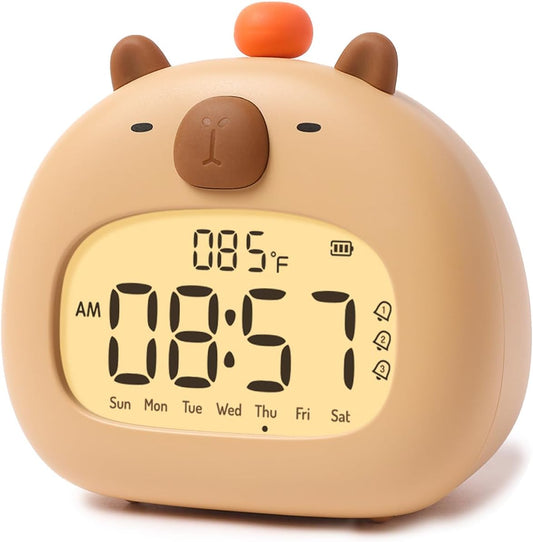 Capybara Alarm Clock for Kids 