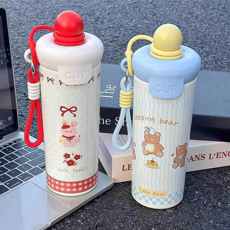 Termo de Acero Inoxidable Kawaii 600 ml