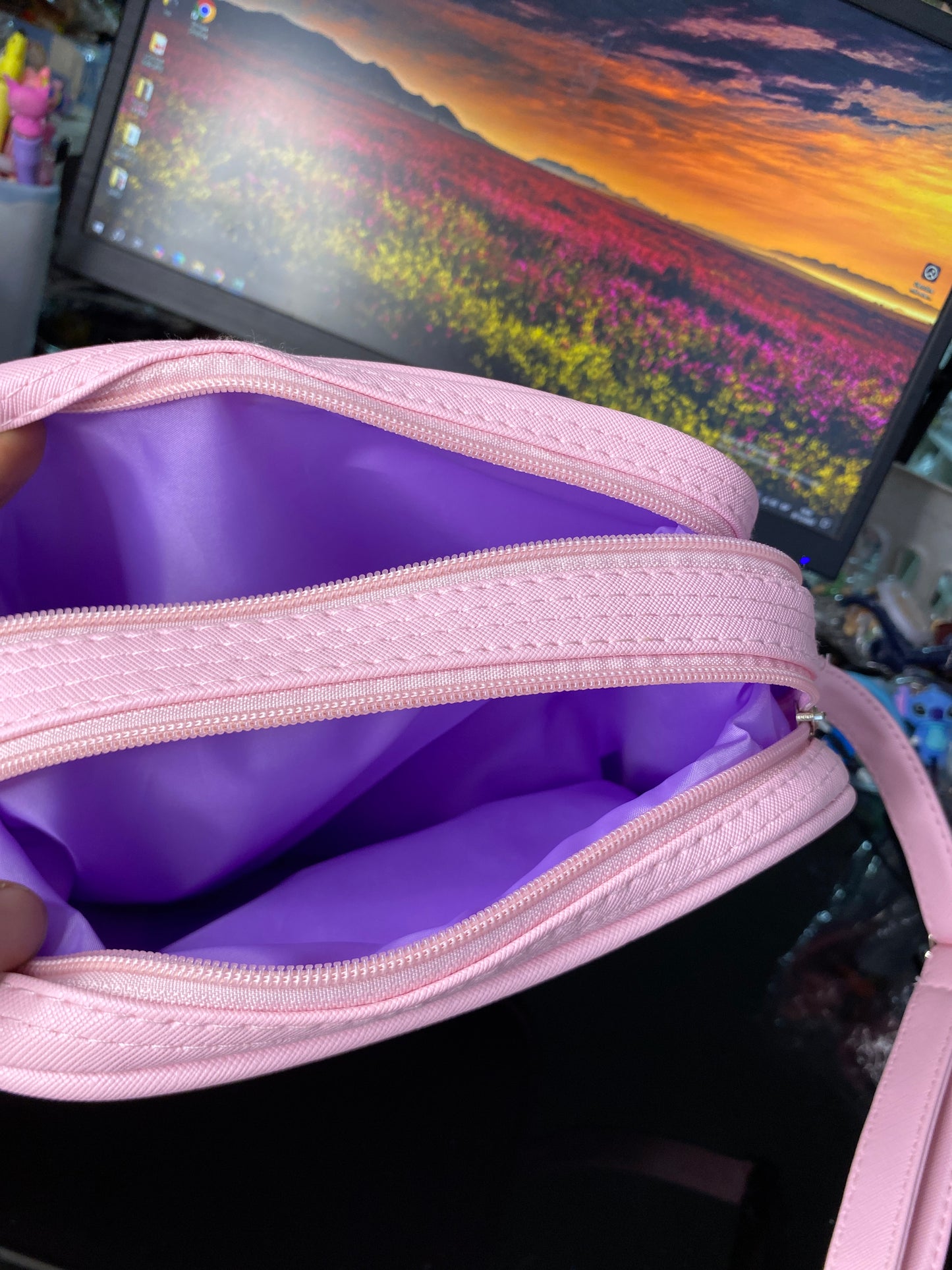 Morral Guerreras KPop Cuero PU con Correa de Hombro