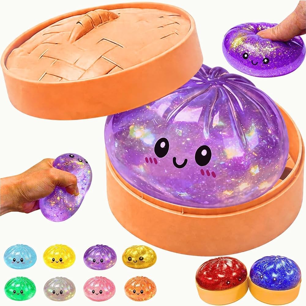 Squishy Dumpling con Luces LED 8.5 cm