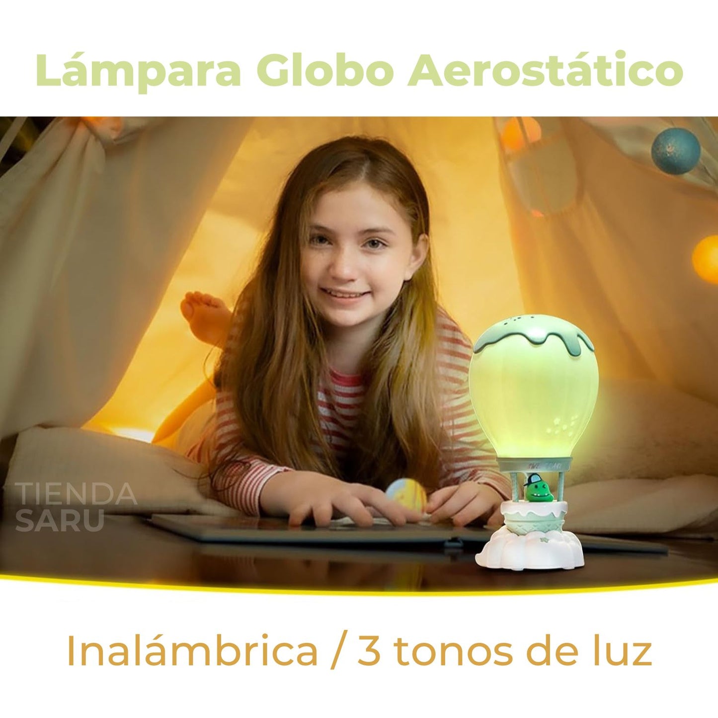 Lámpara Infantil Globo Aerostático