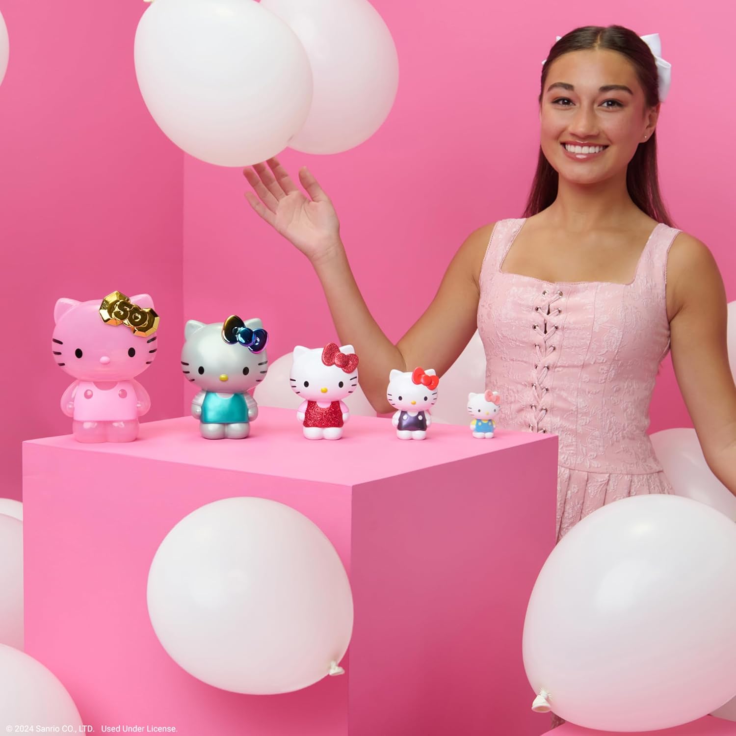 princess polly baby blue dress ✨🎀 Step into a world of whimsy with our Hello Kitty & Friends Wonderland  Dress! 🎀✨ main image 0